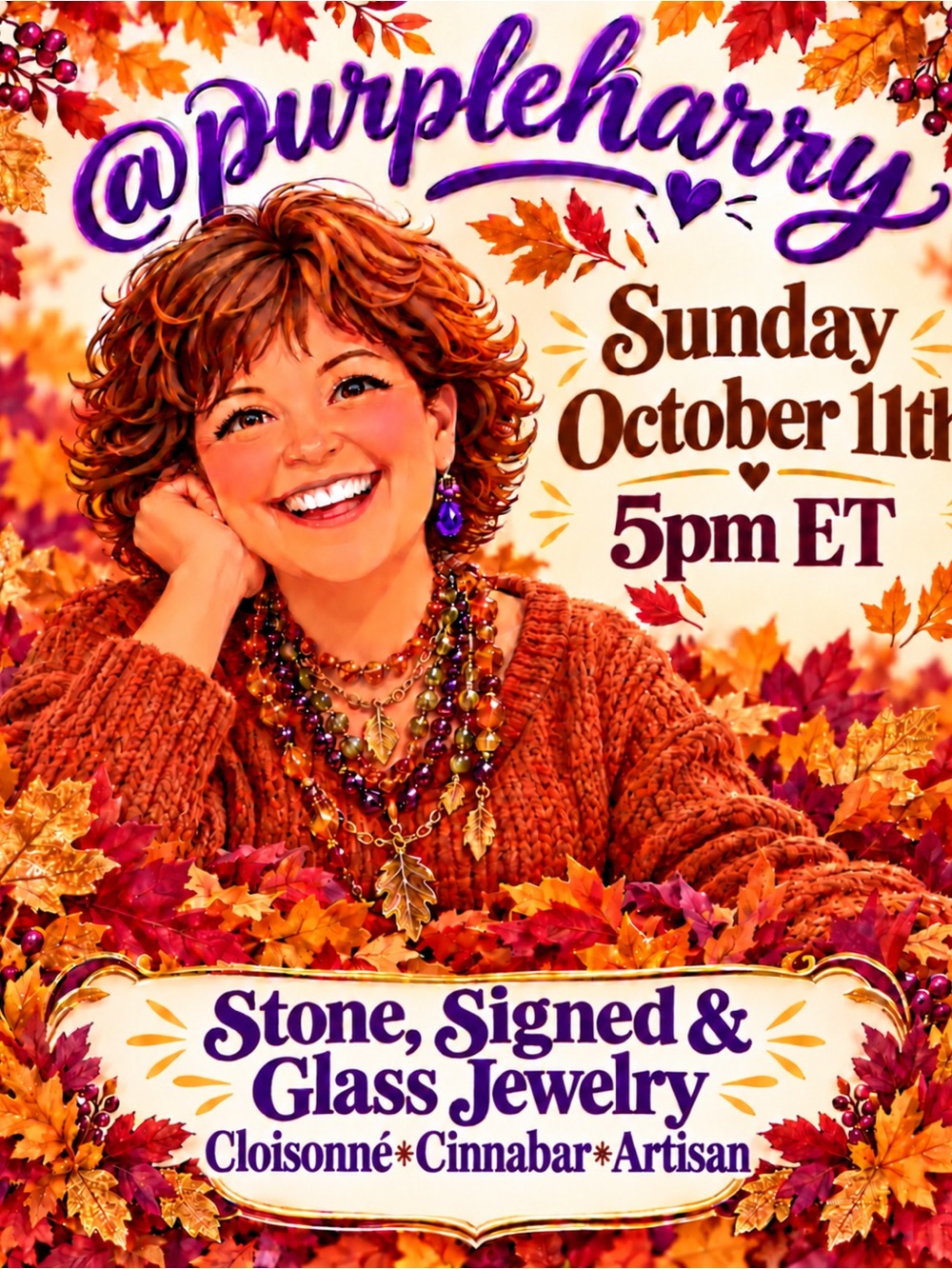 Stone, Signed & Glass Jewelry